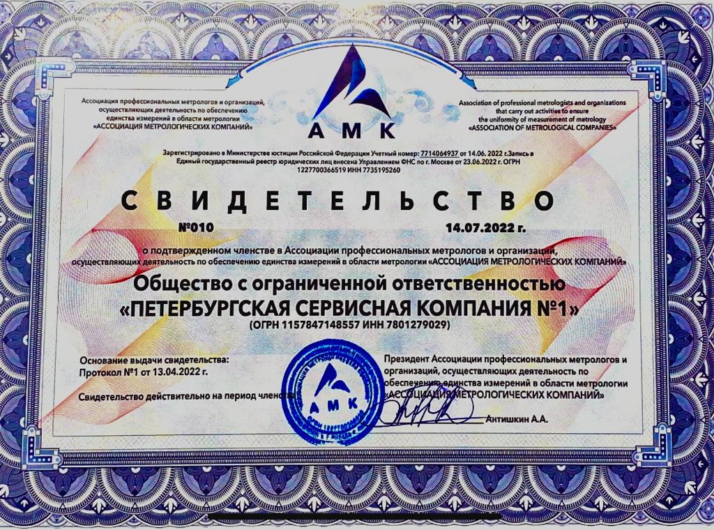 Свидетельство о регистрации юридического лица